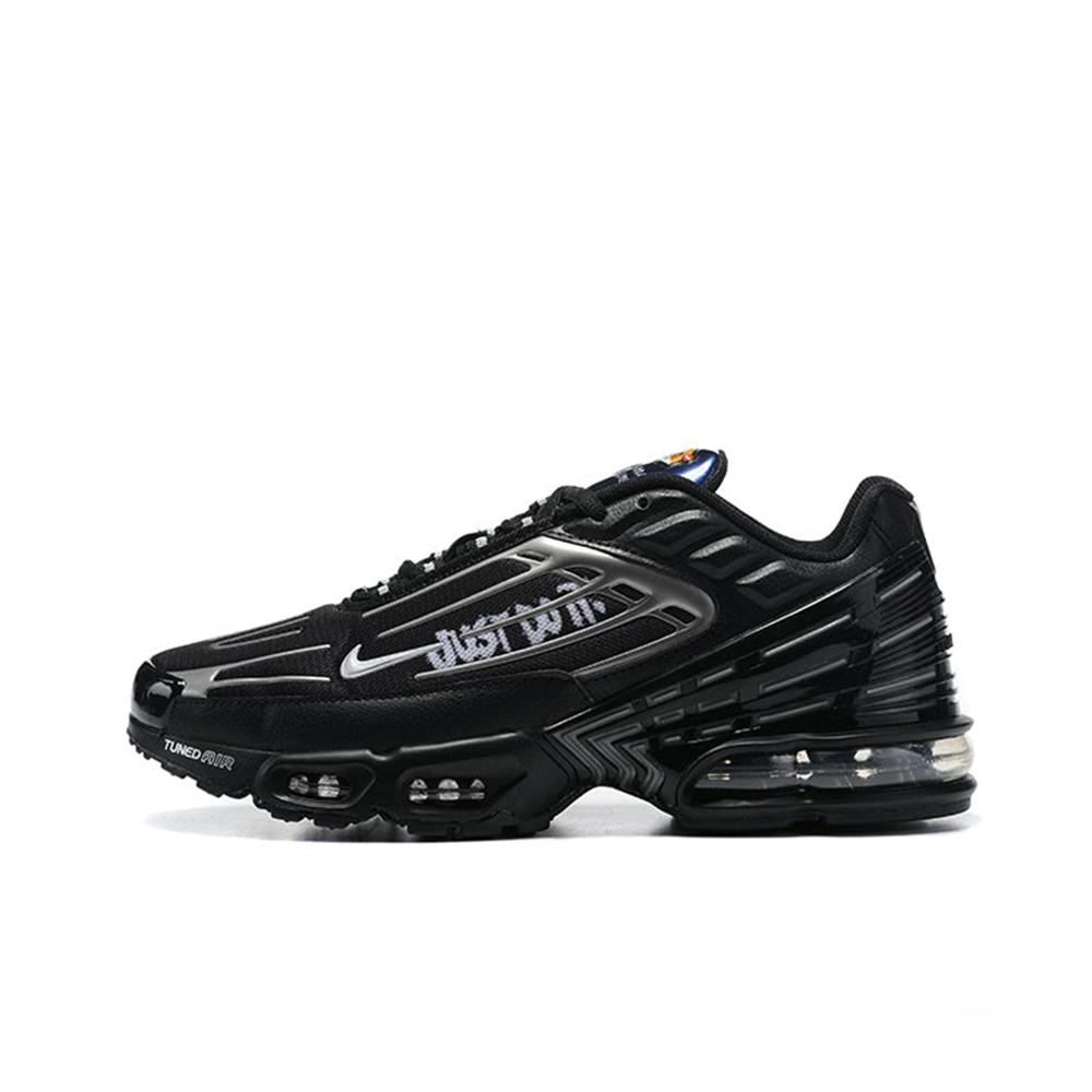 NIKE TN Black silver white